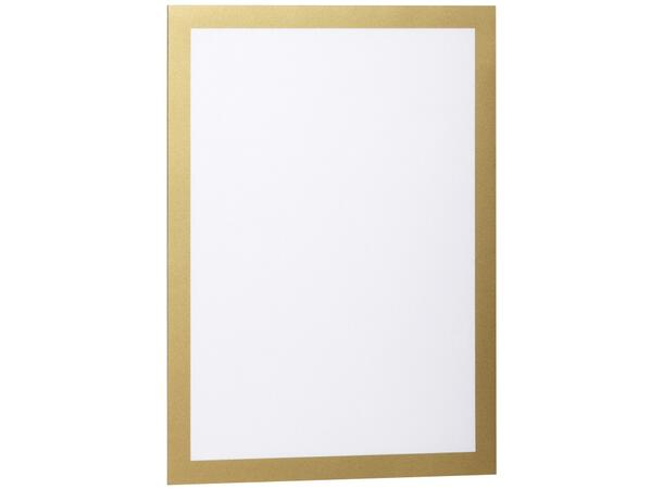 Plastomslag MAGAFRAME A4 magnet gull(2) 